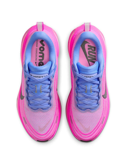 Nike Vomero Plus Running Shoes - Royal Pulse/Fire Pink/Pink Spell/Metallic Dark Greyimage4- The Sports Edit
