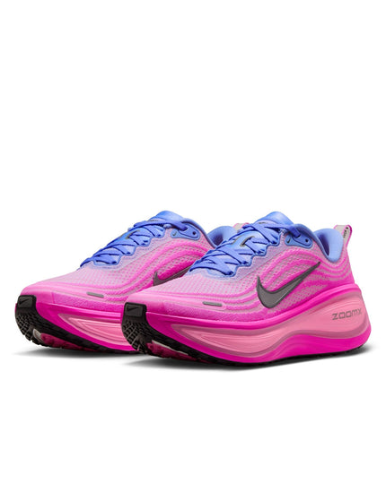 Nike Vomero Plus Running Shoes - Royal Pulse/Fire Pink/Pink Spell/Metallic Dark Greyimage2- The Sports Edit