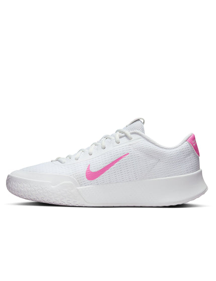 Nike NikeCourt Vapor Lite 2 Shoes - White/Playful Pinkimage2- The Sports Edit