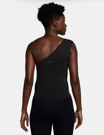 Nike Zenvy Dri-FIT Asymmetrical Tank Top - Blackimage2- The Sports Edit