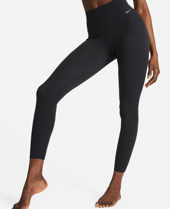 Zenvy High Waisted 7/8 Leggings - Black
