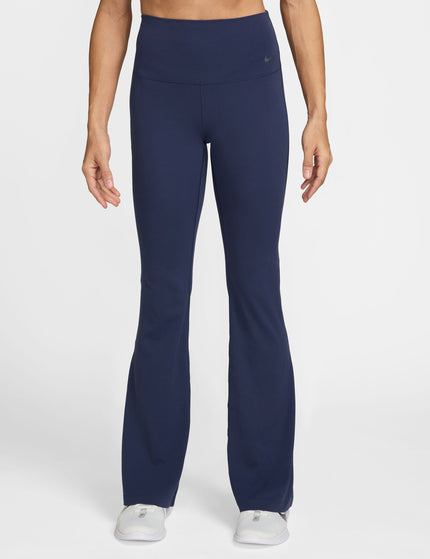 Nike Zenvy High Waisted Flared Leggings - Midnight Navy/Blackimages1- The Sports Edit