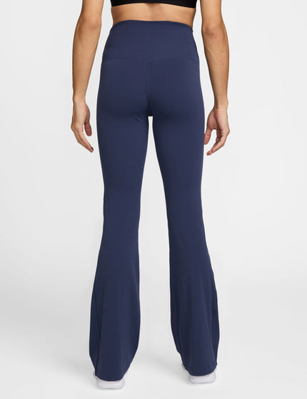 Nike Zenvy High Waisted Flared Leggings - Midnight Navy/Blackimages2- The Sports Edit