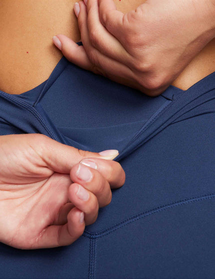 Nike Zenvy High Waisted Leggings - Midnight Navy/Blackimages5- The Sports Edit