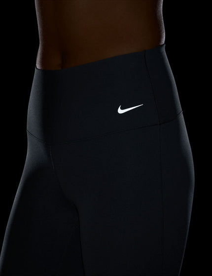 Nike Zenvy High Waisted Flared Leggings - Seaweed/Blackimages4- The Sports Edit