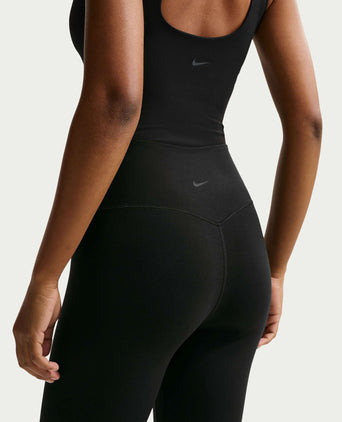 Zenvy High Waisted Full-Length Leggings - Black/Cool Grey