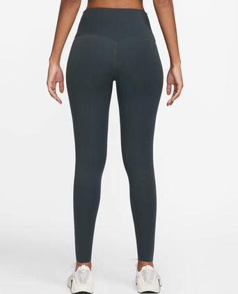 Zenvy High Waisted Leggings - Seaweed/Black