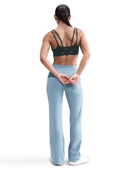 Nike Zenvy Strappy Sports Bra - Seaweed/Whiteimages5- The Sports Edit
