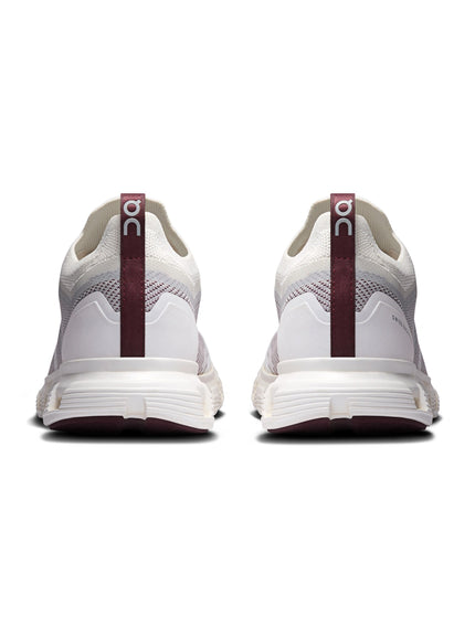 ON Running Cloud 6 Versa - Ice/Maroonimages3- The Sports Edit