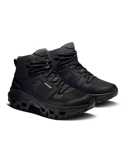 ON Running Cloudrock Mid Waterproof - Blackimage2- The Sports Edit
