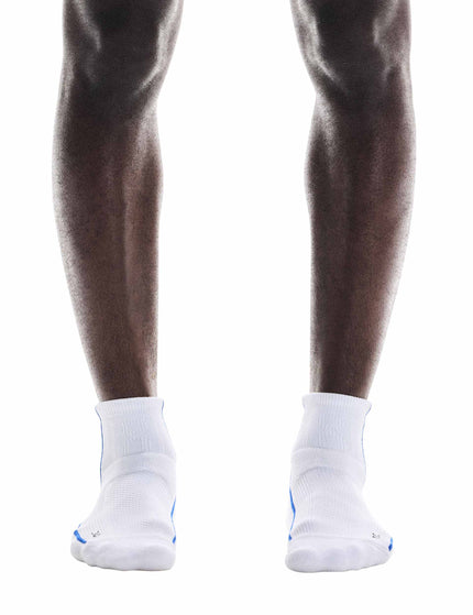 ON Running Court Sock Mid - White/Indigoimage2- The Sports Edit