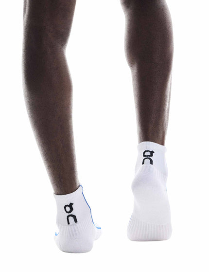 ON Running Court Sock Mid - White/Indigoimage4- The Sports Edit