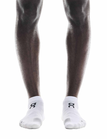 ON Running Performance Run Sock Low - White/Glacierimage2- The Sports Edit