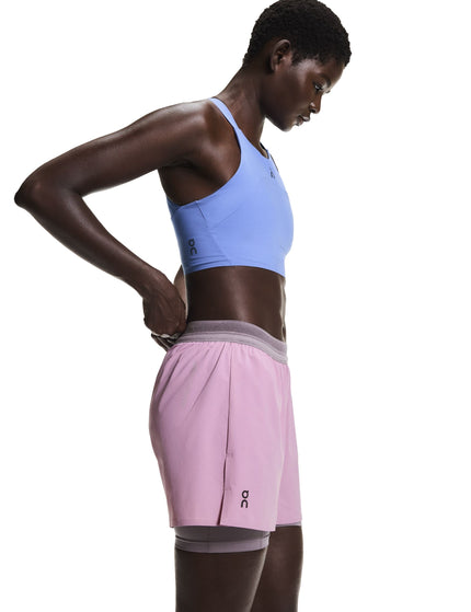 ON Running 3" Performance 2-in-1 Shorts - Sakura/Dewberryimages5- The Sports Edit