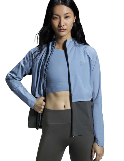 ON Running Core Jacket - Chambray/Eclipseimage5- The Sports Edit