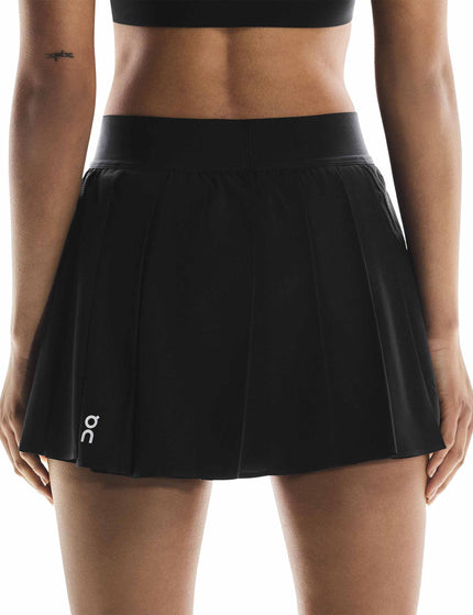 ON Running Court Skirt Pleated - Blackimage2- The Sports Edit