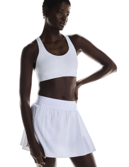 ON Running Court Skirt Pleated - Whiteimage4- The Sports Edit