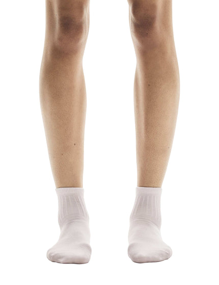 ON Running Logo Sock Mid 3P - Orchid/Cometimage2- The Sports Edit