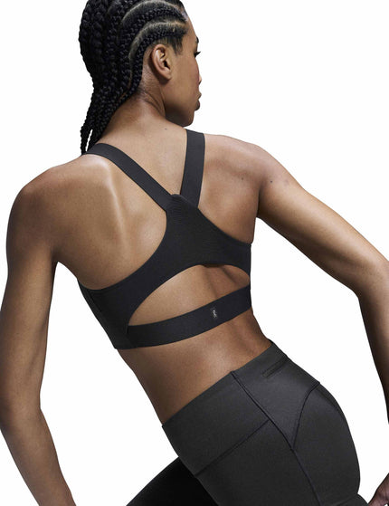 ON Running Performance Bra Lumos - Blackimage3- The Sports Edit