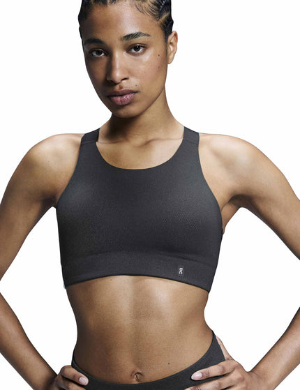 ON Running Performance Bra Lumos - Blackimage4- The Sports Edit