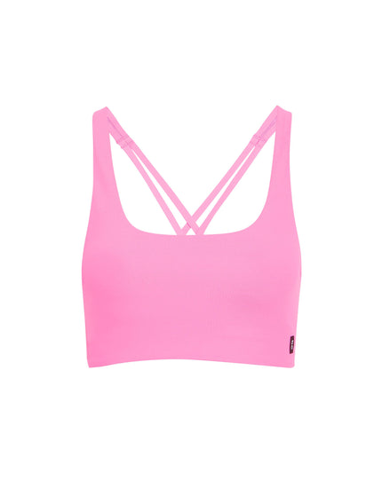 ON Running Studio Bra - Raspberryimage4- The Sports Edit