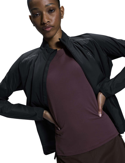 ON Running Weather Jacket Insulated - Blackimage3- The Sports Edit