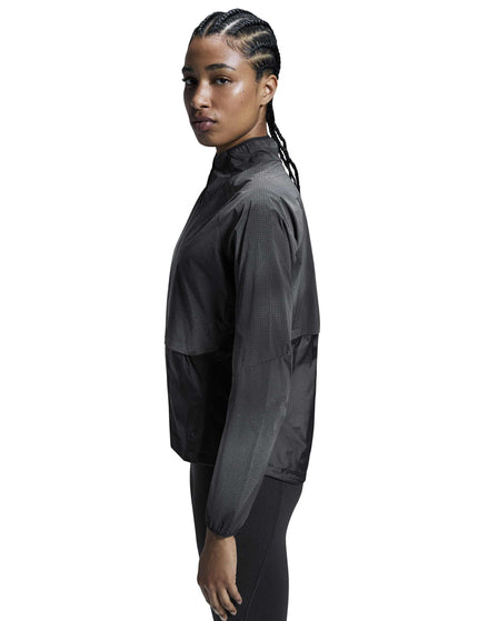 ON Running Weather Jacket Lumos - Blackimage2- The Sports Edit