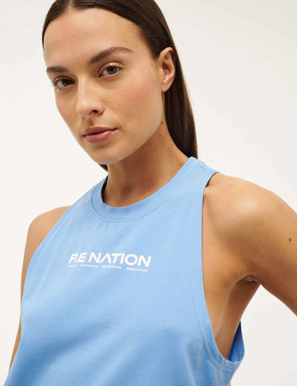 PE Nation Aero Tank - Cornflower Blueimage3- The Sports Edit