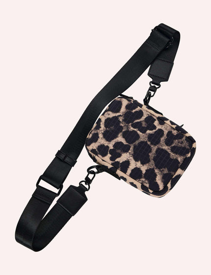 PE Nation Fundamental Crossbody Bag - Leopardimage2- The Sports Edit