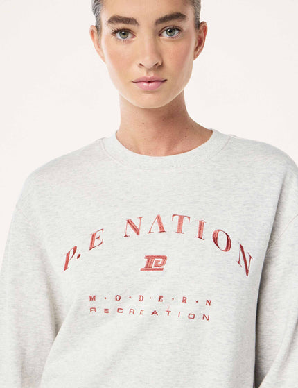 PE Nation Liberation Sweat - Light Grey Marleimage2- The Sports Edit
