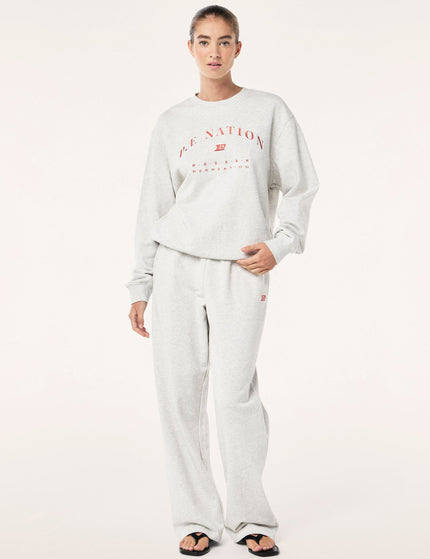 PE Nation Liberation Sweat - Light Grey Marleimage3- The Sports Edit