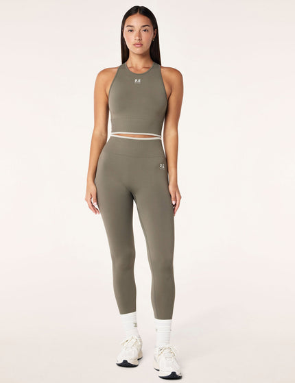 PE Nation Restore Seamless Tank - Khakiimage3- The Sports Edit