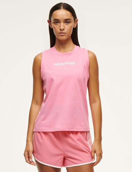 PE Nation Shuffle Tank - Pink Lemonadeimage1- The Sports Edit