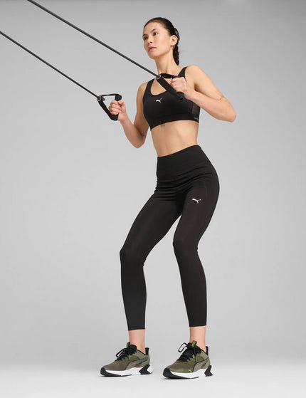 PUMA 4Keeps Cloudspun Bra - Blackimage5- The Sports Edit