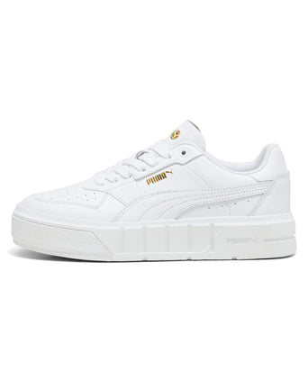 Cali Court Leather Sneakers - White