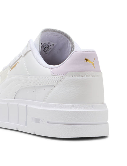 PUMA Cali Court Leather Sneakers - White/Lilac Frostimage5- The Sports Edit
