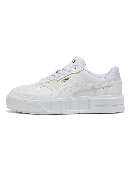 PUMA Cali Court Leather Sneakers - White/Lilac Frostimage3- The Sports Edit