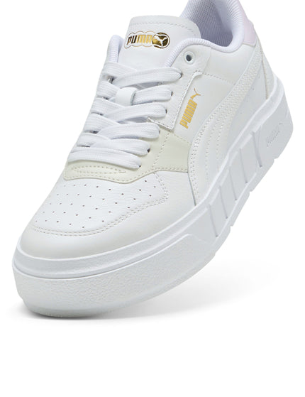 PUMA Cali Court Leather Sneakers - White/Lilac Frostimage4- The Sports Edit