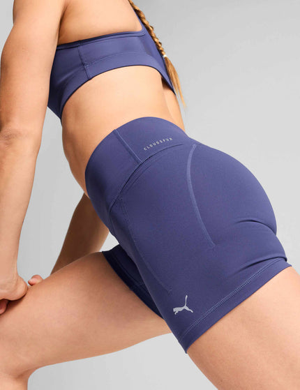 PUMA Cloudspun High Waisted 5" Tight Shorts - Blue Crystalimage4- The Sports Edit