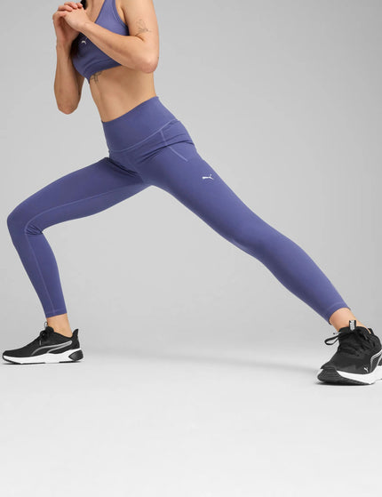 PUMA Cloudspun High Waisted Full-Length Tights - Blue Crystalimage1- The Sports Edit