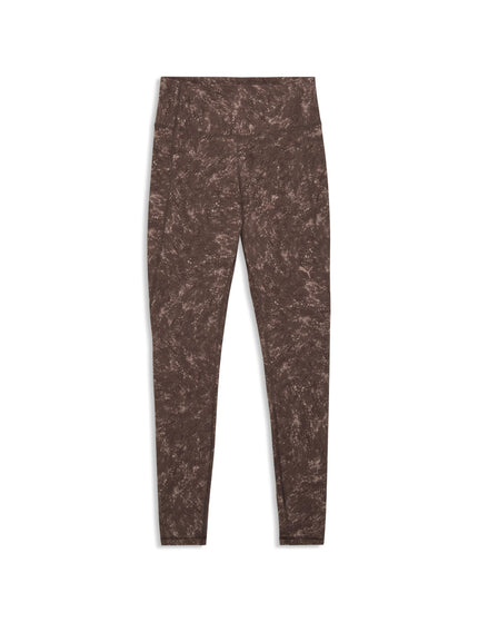 PUMA Cloudspun Printed Tights - Chocolate Brownimages4- The Sports Edit