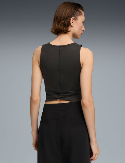 PUMA Cloudspun Twist Tank - Blackimages2- The Sports Edit