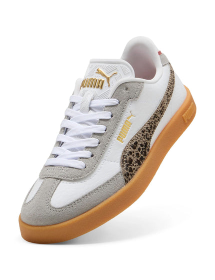 PUMA Club II Era Animal Flair Sneakers - White/Dusky Grey/Grey Echoimage4- The Sports Edit