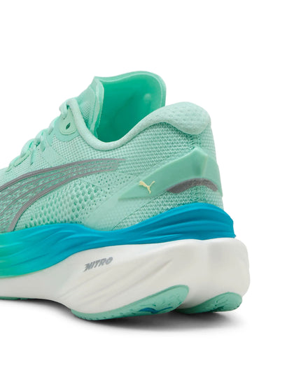 PUMA Deviate NITRO 3 Running Shoes - Mint Melt/Speed Blueimages4- The Sports Edit
