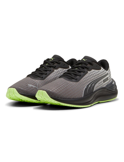 PUMA Electrify NITRO 3 TR Running Shoes - Black/Galactic Grey/Fizzy Appleimage3- The Sports Edit