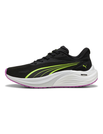PUMA Electrify NITRO 4 Running Shoes - Black/Yellow Alertimage3- The Sports Edit