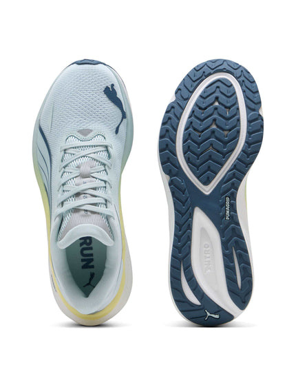 PUMA Electrify NITRO 4 Running Shoes - Sea Glass/Dark Indigo/Grey Echoimage3- The Sports Edit
