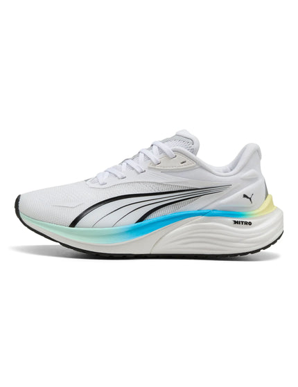 PUMA Electrify NITRO 4 Running Shoes - White/Mint Melt/Speed Blueimages2- The Sports Edit