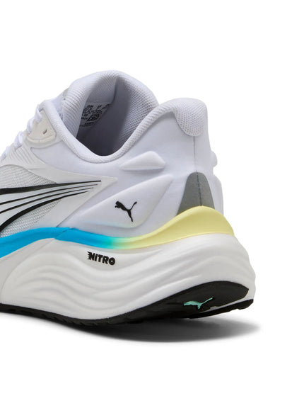 PUMA Electrify NITRO 4 Running Shoes - White/Mint Melt/Speed Blueimages4- The Sports Edit
