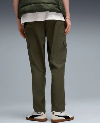 Essentials No. 1 Logo Woven Cargo Pants - Dark Olive